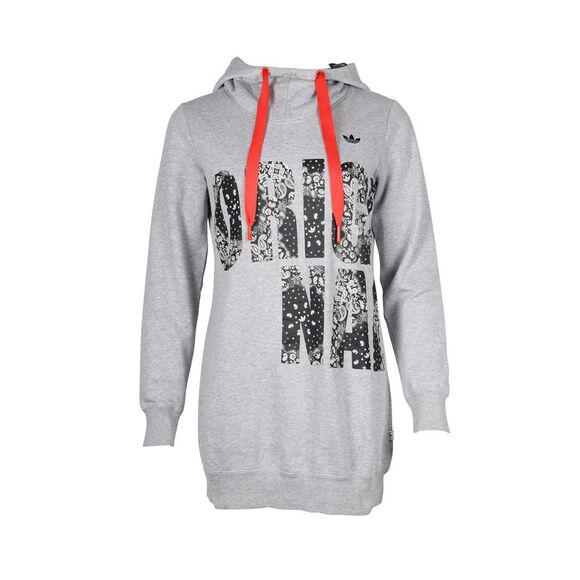 Adidas Originals Hoodie in Grey Cotton